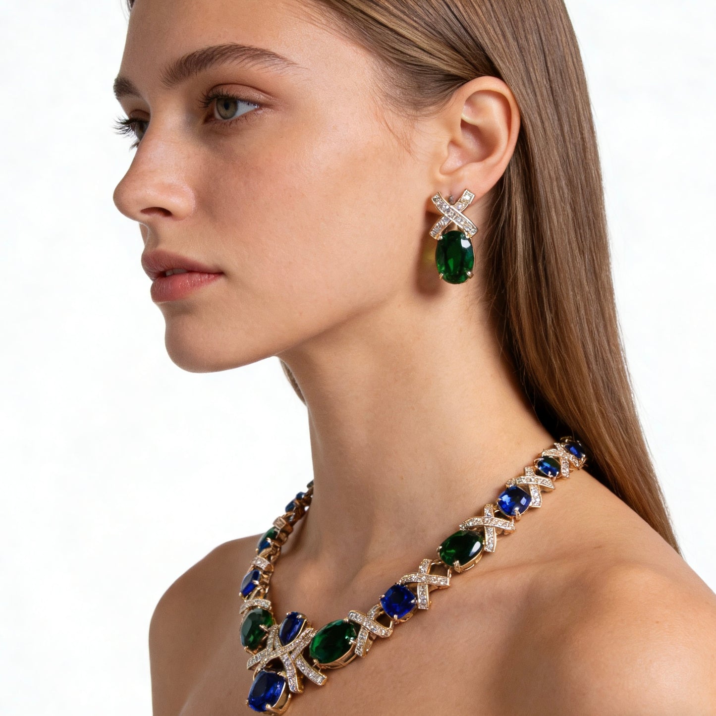 Midnight Garden CZ Earrings