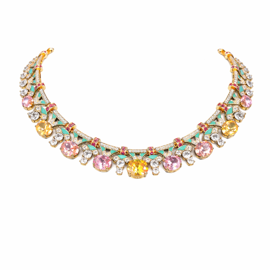 Aurora Garden CZ Necklace