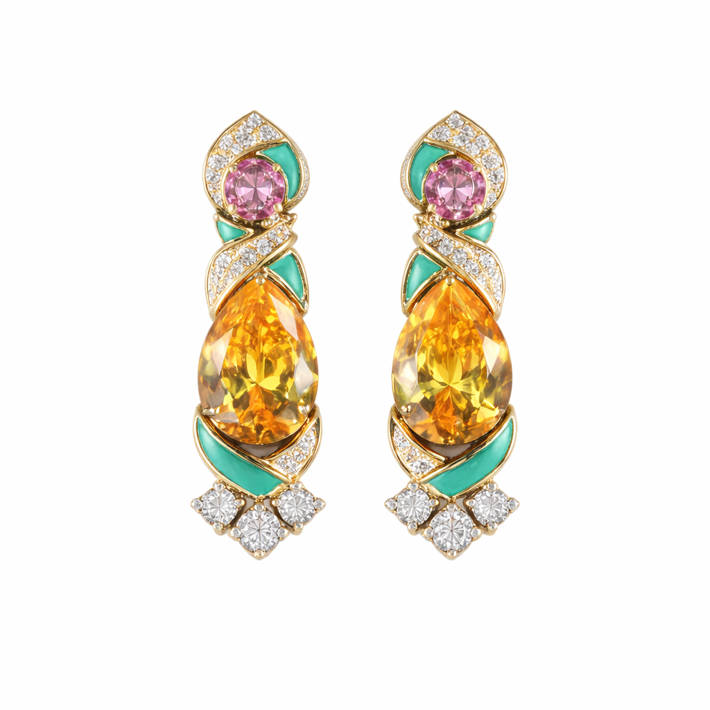 Aurora Garden CZ Earrings