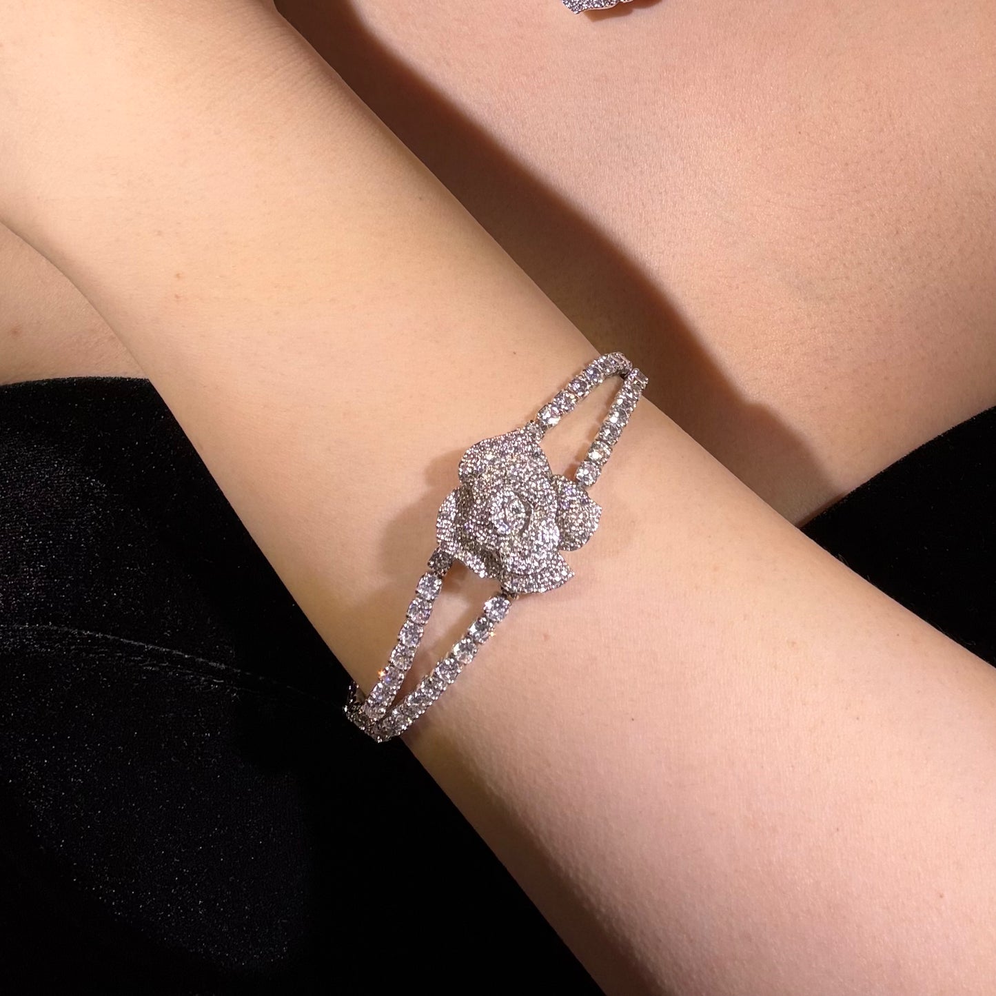 Rose Diamond Jewelry Set