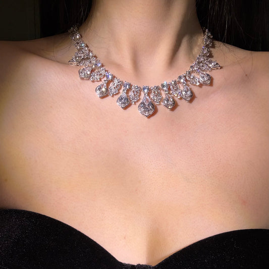 White Diamond Jewelry Set