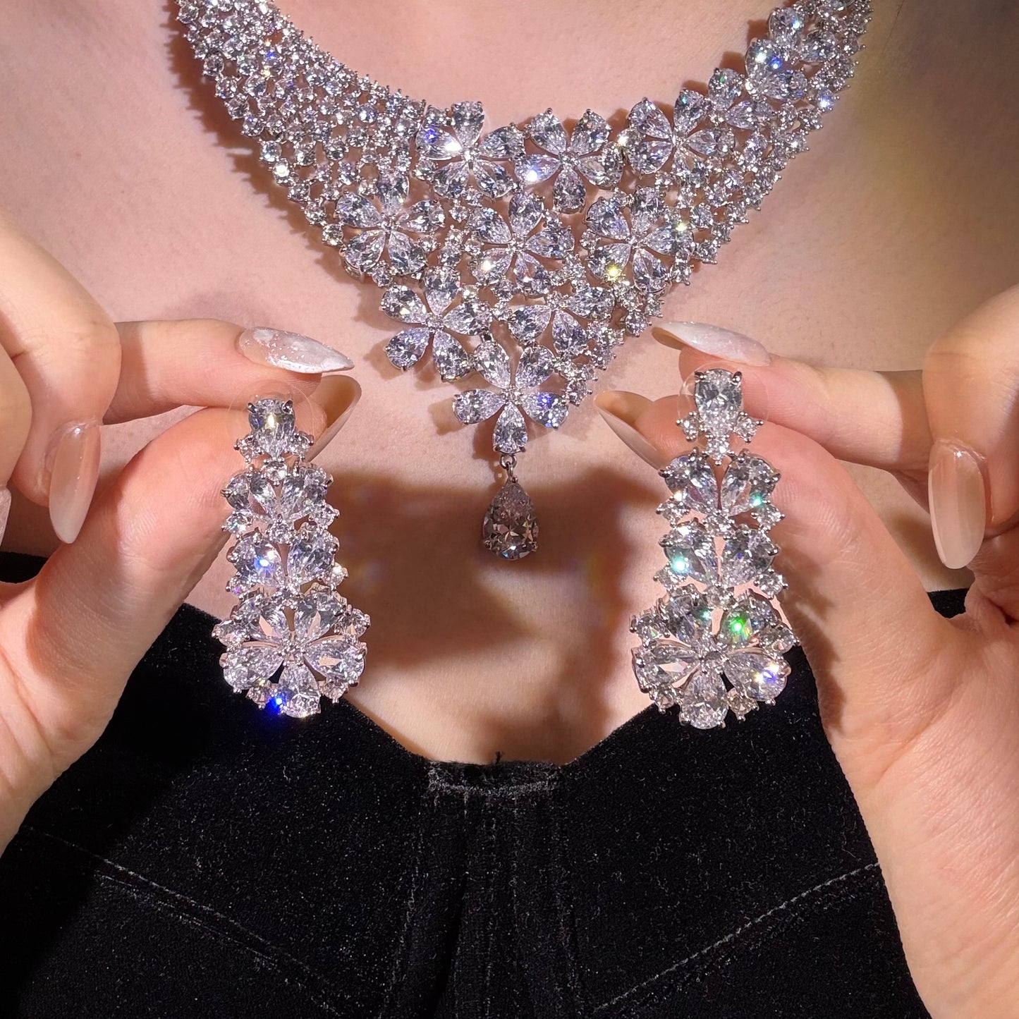 Royal Blossom Jewelry Set