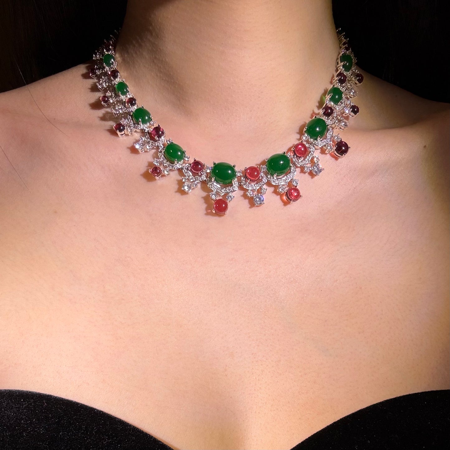 Emerald Rouge Jewelry Set