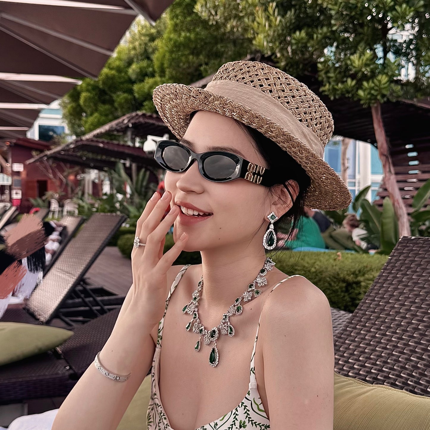 Emerald Teardrop Earrings