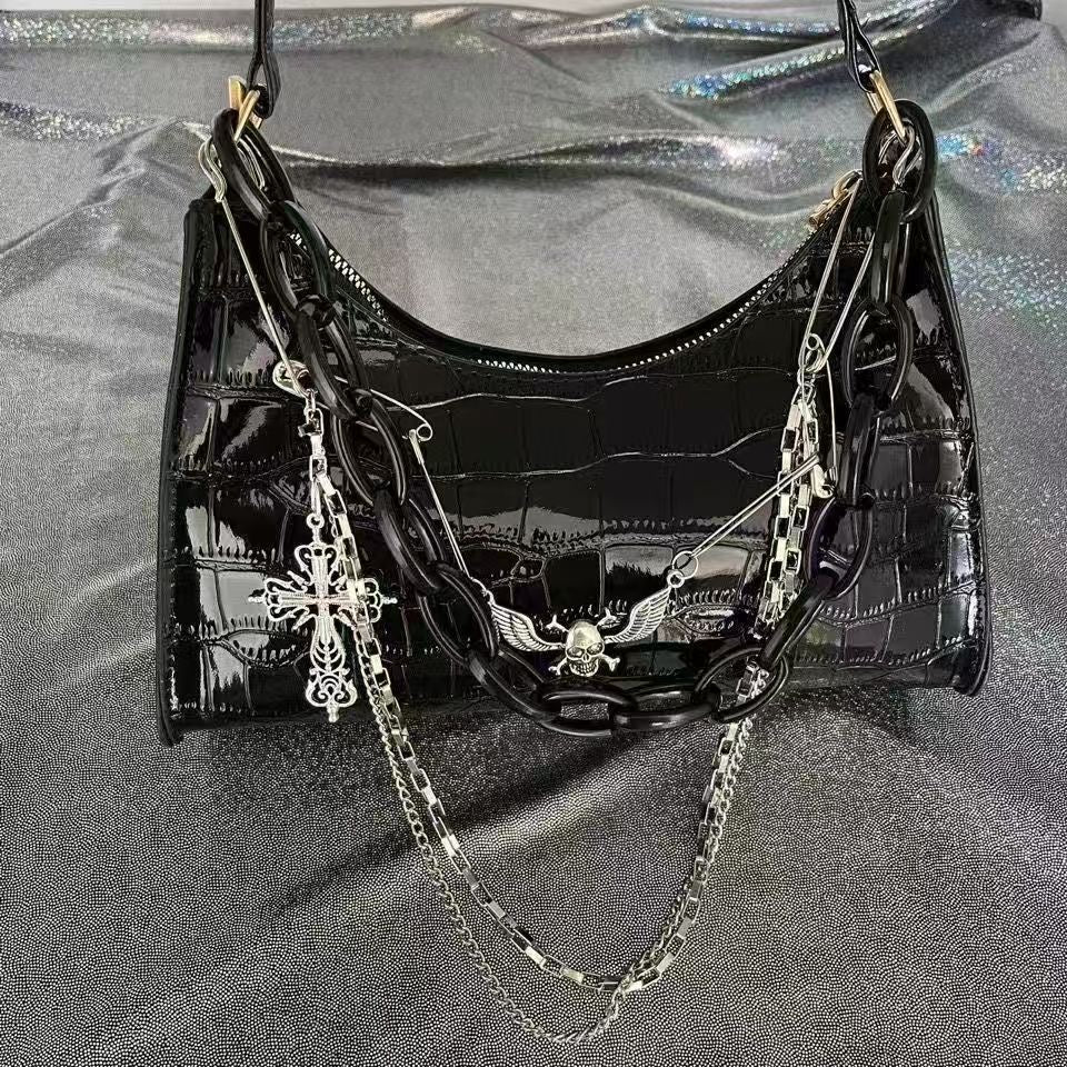 Gothic tote bag/crossbody bag