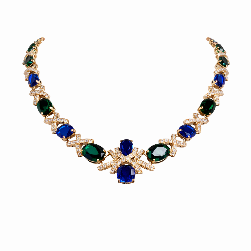 Midnight Garden CZ Necklace