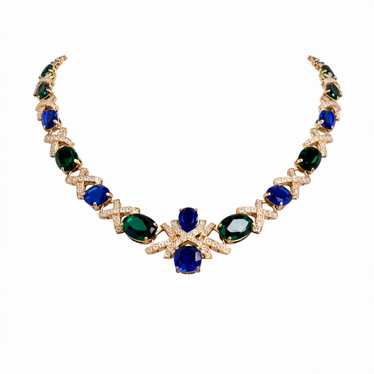 Midnight Garden CZ Necklace